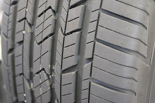 Tire Tread Close Up